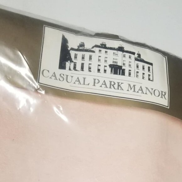 Pink Fabric Placemats, Blush, Casual Park Manor set of 4 Kitchen Linens 19 inch - Picture 3 of 4